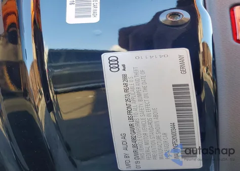 2019 Audi A5 Premium из США, поврежденный, VIN WAUWNGF52KN003444